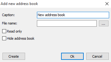 Address books